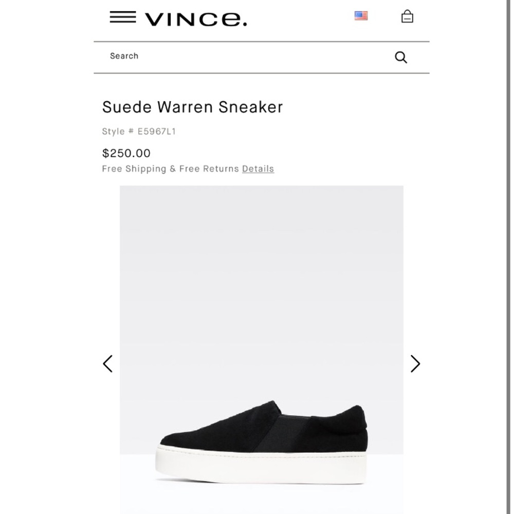 Vince suede shoe
